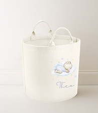 Personalised blue teddy toy - personalised,