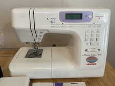 Janome Memory Craft 4800 Sewing Machine, Fully Working With Case + Foot Control 