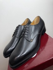 Gucci Mens Black Leather GG