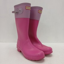 Hunter Wellington Boots Kids Size UK 5 Pink RMF31-EH