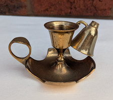 Vintage brass chamber - brass, stick