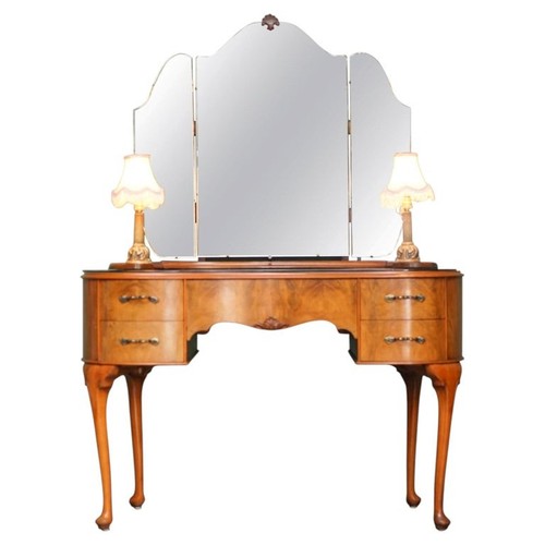 Fine burr walnut queen anne - fine,