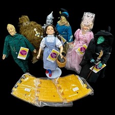 1987 Hamilton Presents WIZARD OF OZ DOLL Toy Set Dorothy Witch Yellow Brick Road