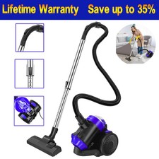Cylinder Vacuum Cleaner Hoover Bagless Lightweight Compact Vac 1000W 1.5L