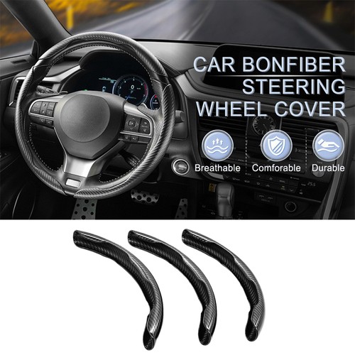 3pcs carbon fiber steering - carbon,