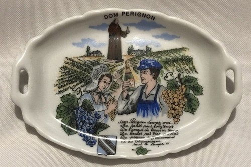 Dom perignon porcelain trinket - perignon,