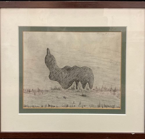 Rare henry moore - rare, lithograph