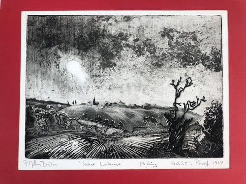 Pencil signed artists - artists, proof