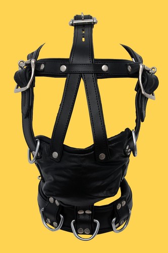 Real leather bdsm bondage - real,