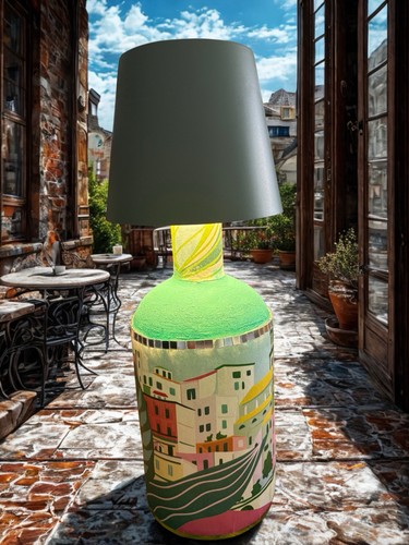 Coastal ceramic table lamp - table,