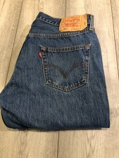MENS LEVIS 501 JEANS 34 inch WAIST X 34 inch LEG BLUE