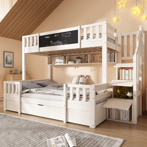 Bunk bed with staircase - bunk,