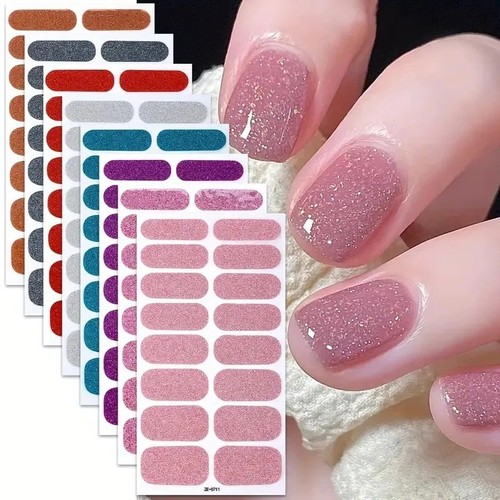 Sheets full wrap nail - 8, full-wrap