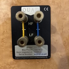 QUAD 77-11L 1x  Speaker Back Plate With Connectors In Good Condition 