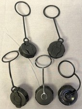 x5 British Black 58 Pattern Osprey Water Bottle Lids Caps Military Job Lot