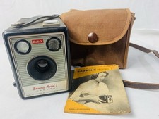 Classic Kodak Brownie Model 1 Box Camera Takes 620 film Untested In Bag