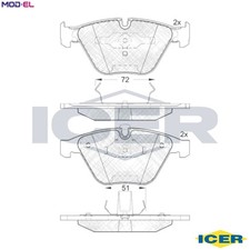 BRAKE PAD SET DISC BRAKE