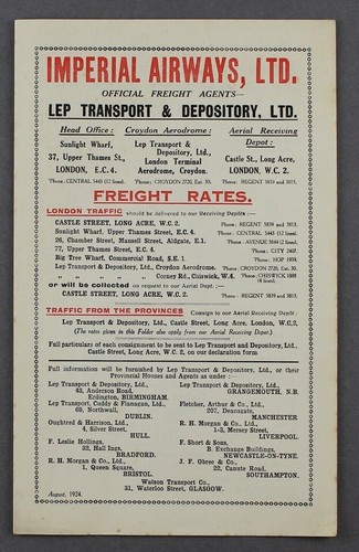 Imperial airways lep - -,