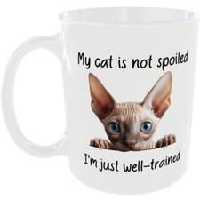 SPHYNX CAT MUG FUNNY BREED