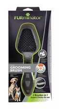 Furminator Dog Cat Pet Dual Grooming Brush 2in1 for healthy Coats. 