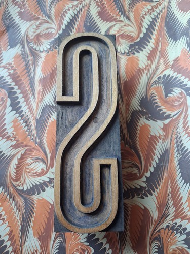 Large wooden letterpress - large,