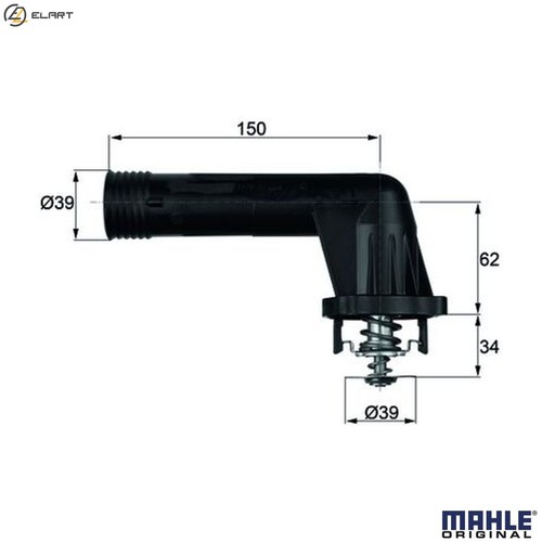 Thermostat coolant 95 - coolant, ti
