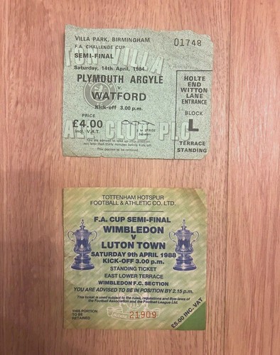 Cup semi final tickets - fa,