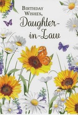 DAUGHTER IN LAW BIRTHDAY CARD