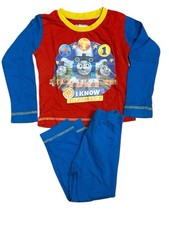 Boy’s Unbranded Cotton Blue/Red Thomas The Tank Engine Pyjama Set Size 2-3 Years