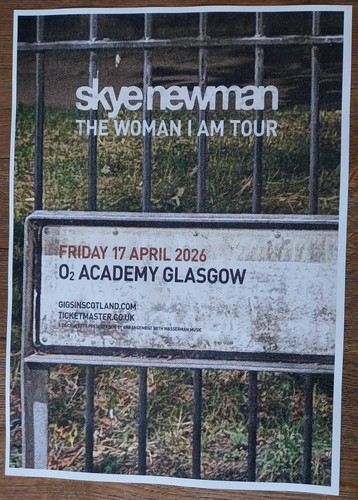 Skye newman concert - skye, poster