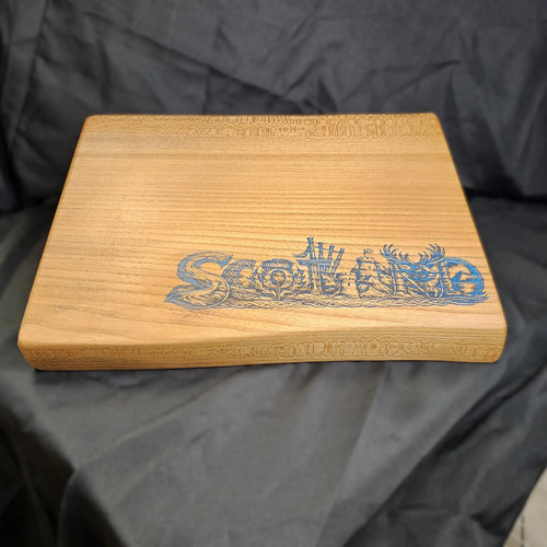 Scotland engraved solid oak - solid,