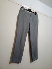 Ladies Zara Tailored Dogtooth Trousers Size  houndtooth check white black smart