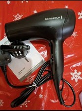Remington Powerful Ceramic Ionic Hair Dryer 2000 W - Black (D3010 )