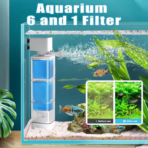Aquarium fish tank - 6, in