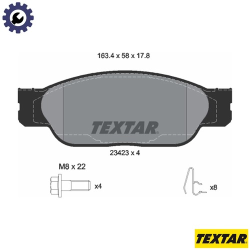 Brake pad set disc - brake,