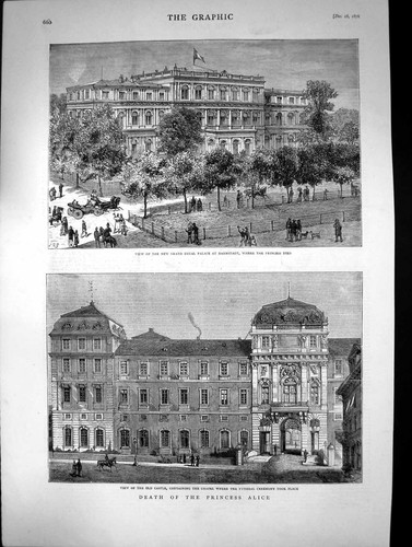 Old 1878 death princess alice - old,