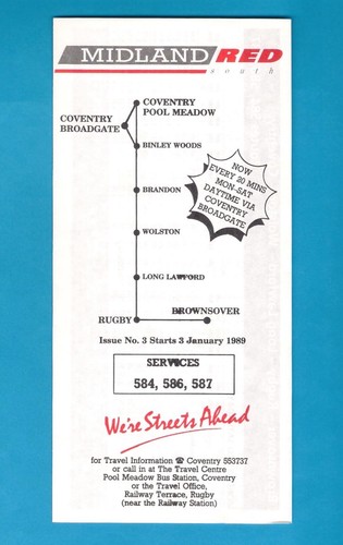 Midland red south timetable - red,