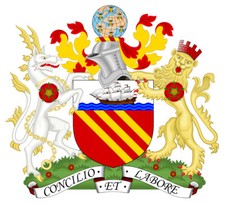 2 X MANCHESTER COAT OF ARMS