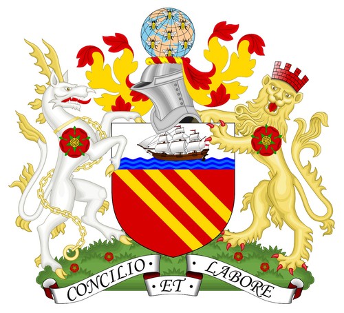 Manchester coat of - manchester, arms