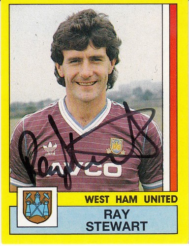 Vintage signed panini football - signed,
