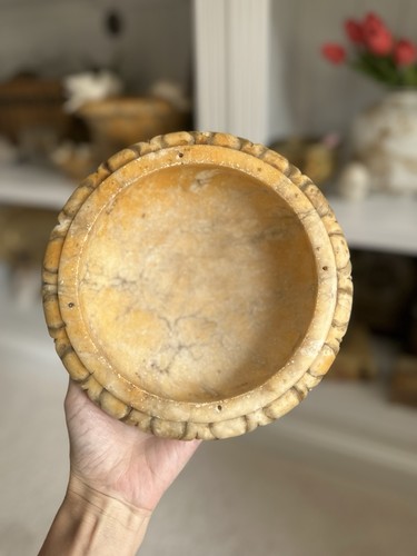 Vintage carved yellow - vintage,