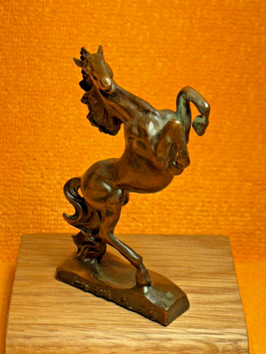 Vintage bronze rearing - vintage,