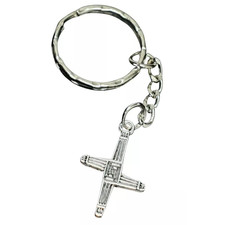St Brigid's Cross Keyring Eire Irish Goddess Spring New Life Brigid Jewellery