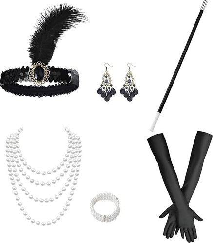 6pcs 1920s accessories - 1920s, for