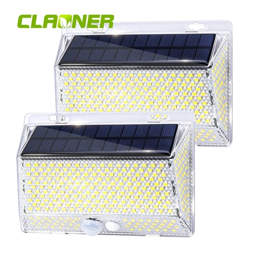 2pack 328 led solar powered - 328,
