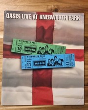 Oasis Live At KNEBWORTH Original Tour Programme 1996