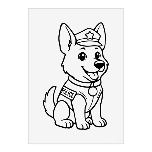 German shepherd police dog - 'german, dog'