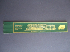 Leather BOOKMARK YORK National Railway Museum BR Class 9F EVENING STAR Green
