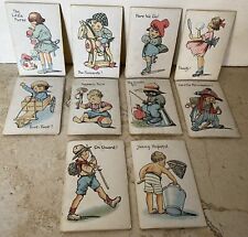 1920s / 1930s VINTAGE Chad Valley SNAP card game - Near Complete NURSERY scenes