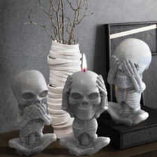 3D Skull Candle Mold Silicone